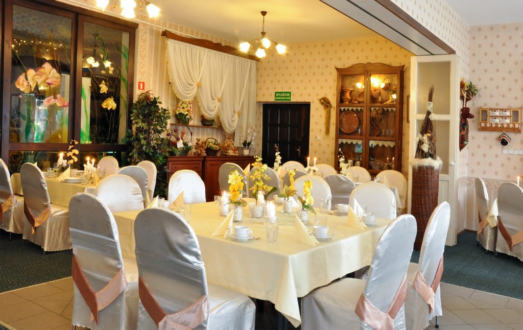 Sala bankietowa w Restauracji Śtantin