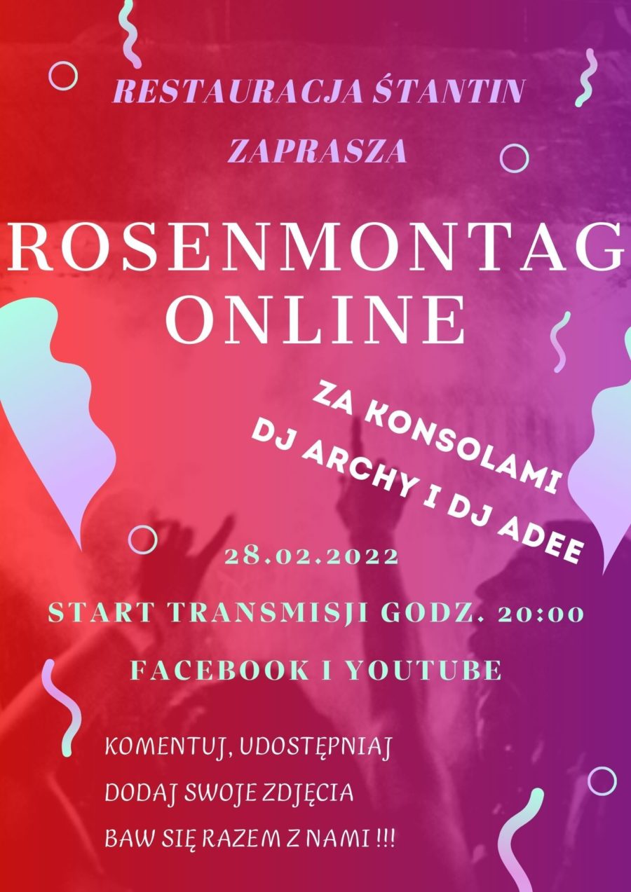 Rosenmontag zapraszamy